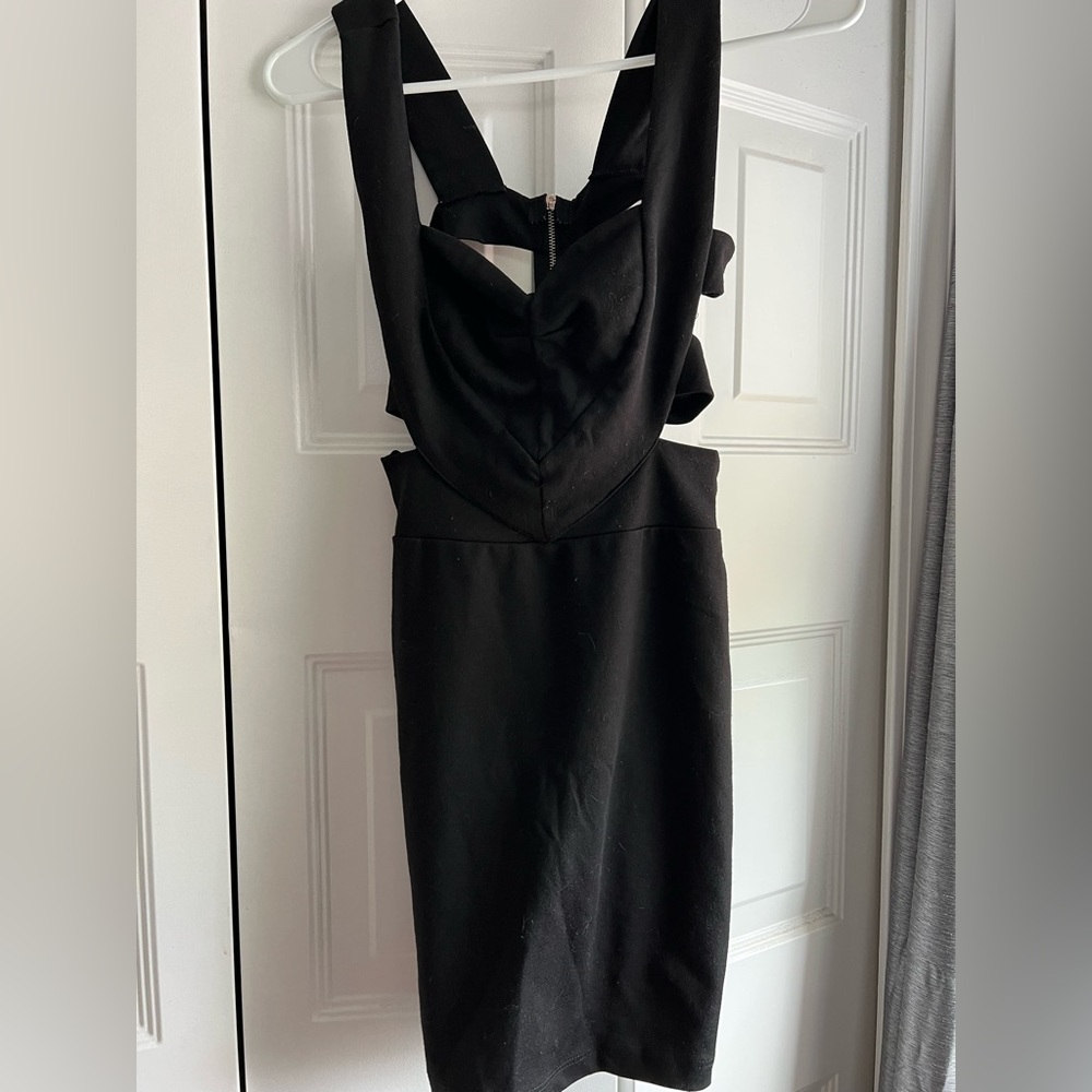 Black Strappy Mini Dress